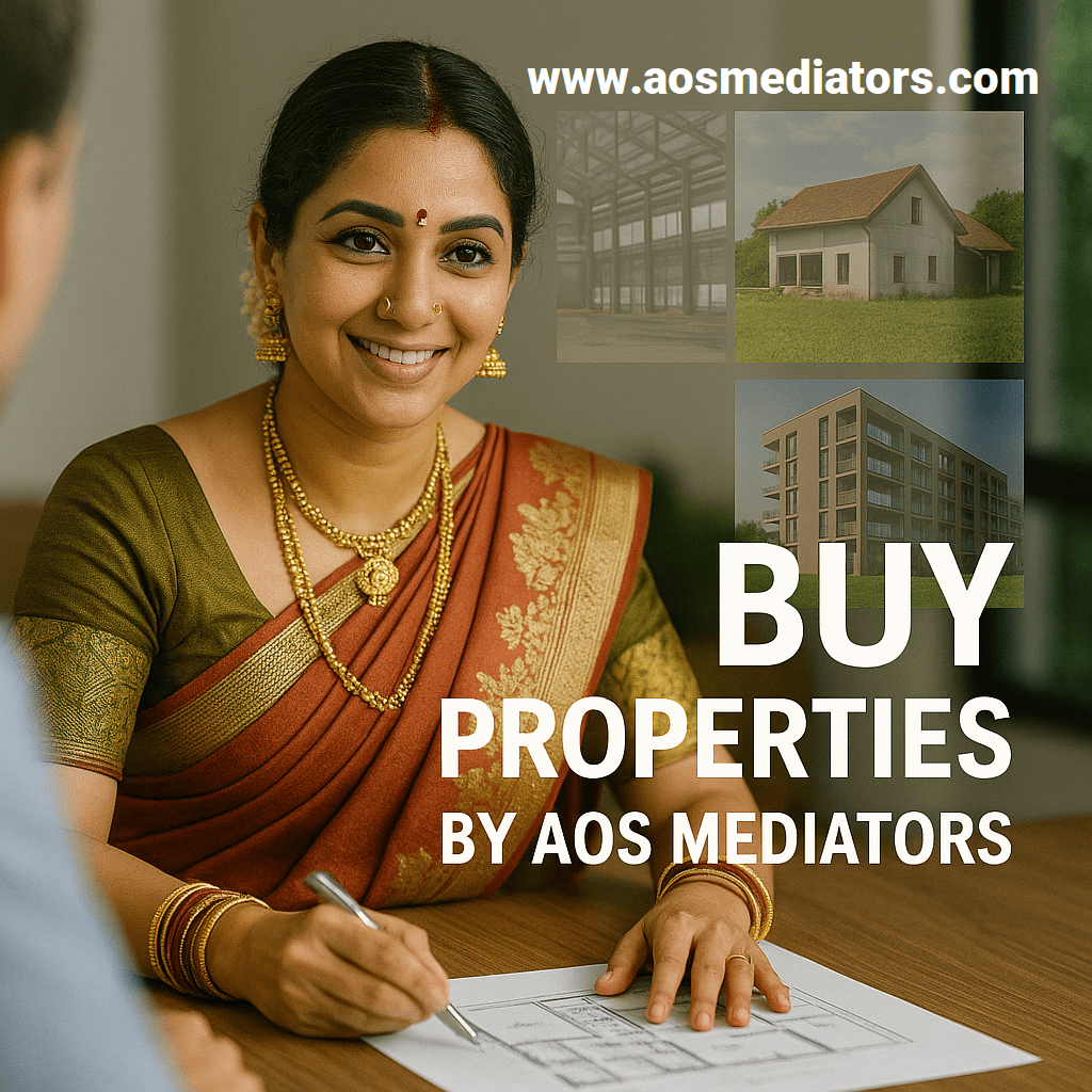 Buy Property through AOS Mediators.